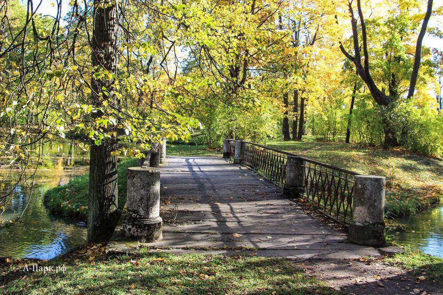 Мост в Александровском парке