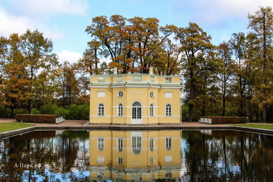 Павильон Верхняя ванна в Екатерининском парке