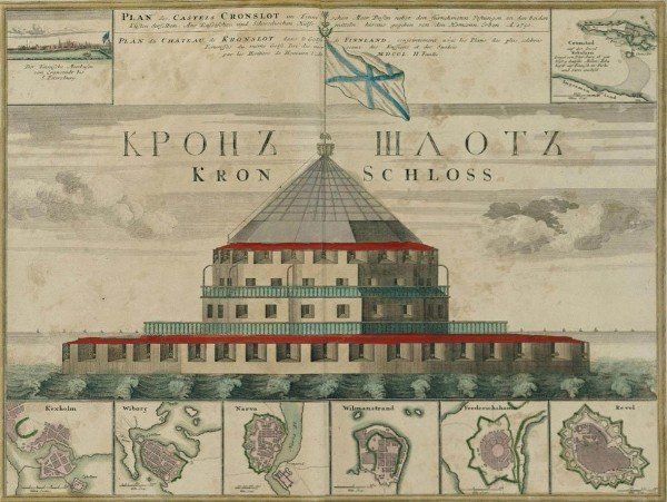 Kronshlot fortress. 1750