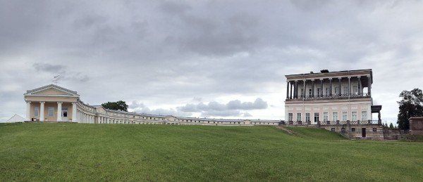 Панорама дворца Бельведер