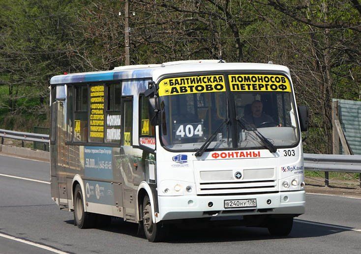 В Петергоф на автобусе