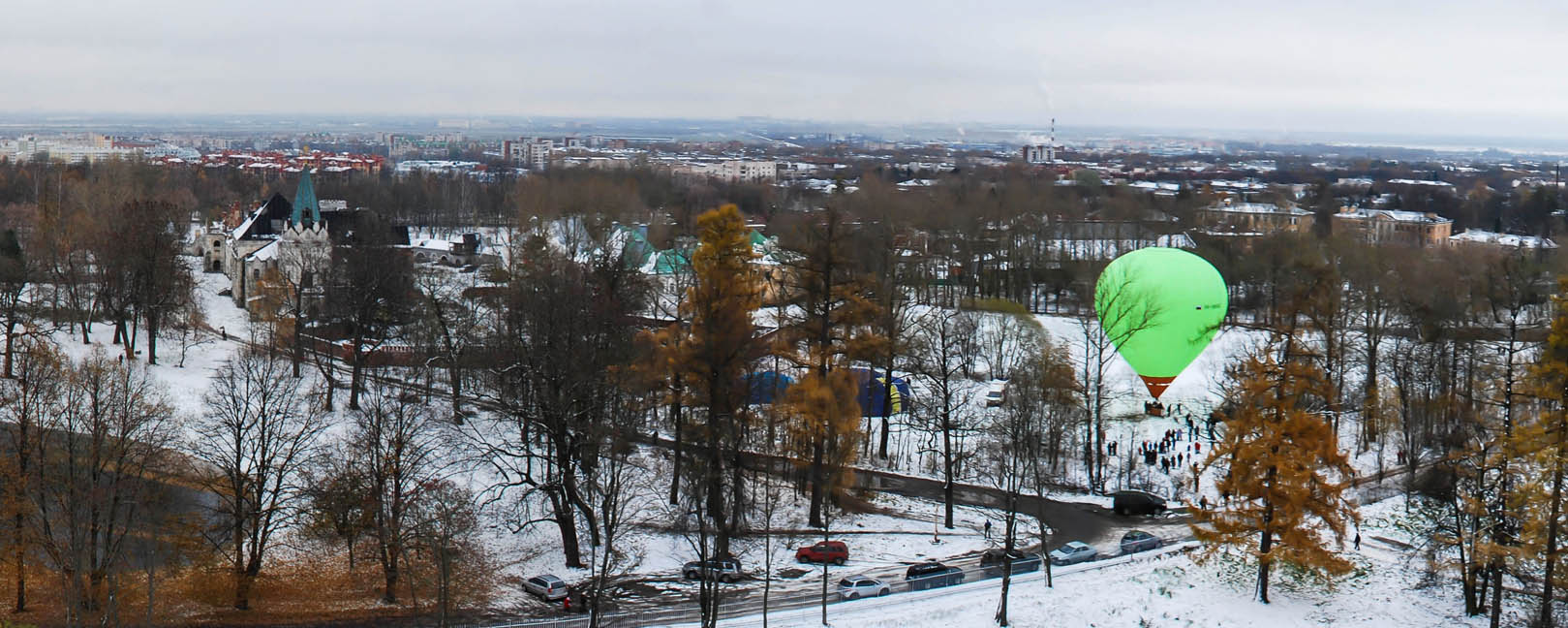 Панорама Пушкина с Белой башни