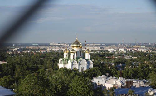 Екатерининский собор в Царском Селе. Соборная площадь.