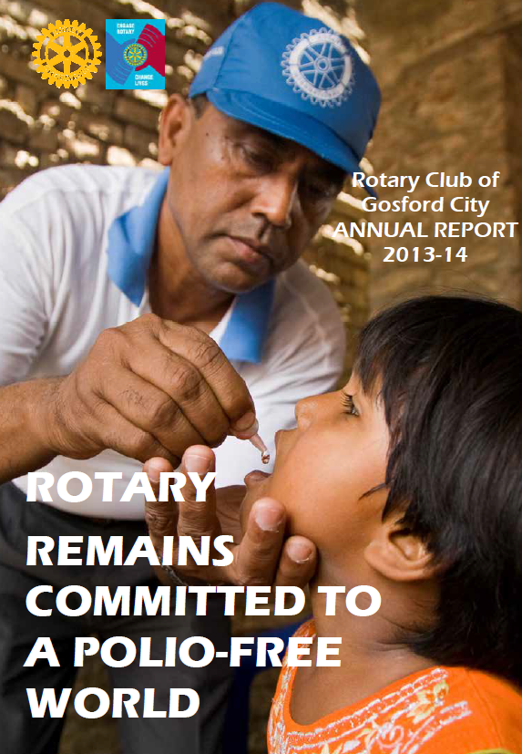 Rotary club of gosford city annual report 2013-14