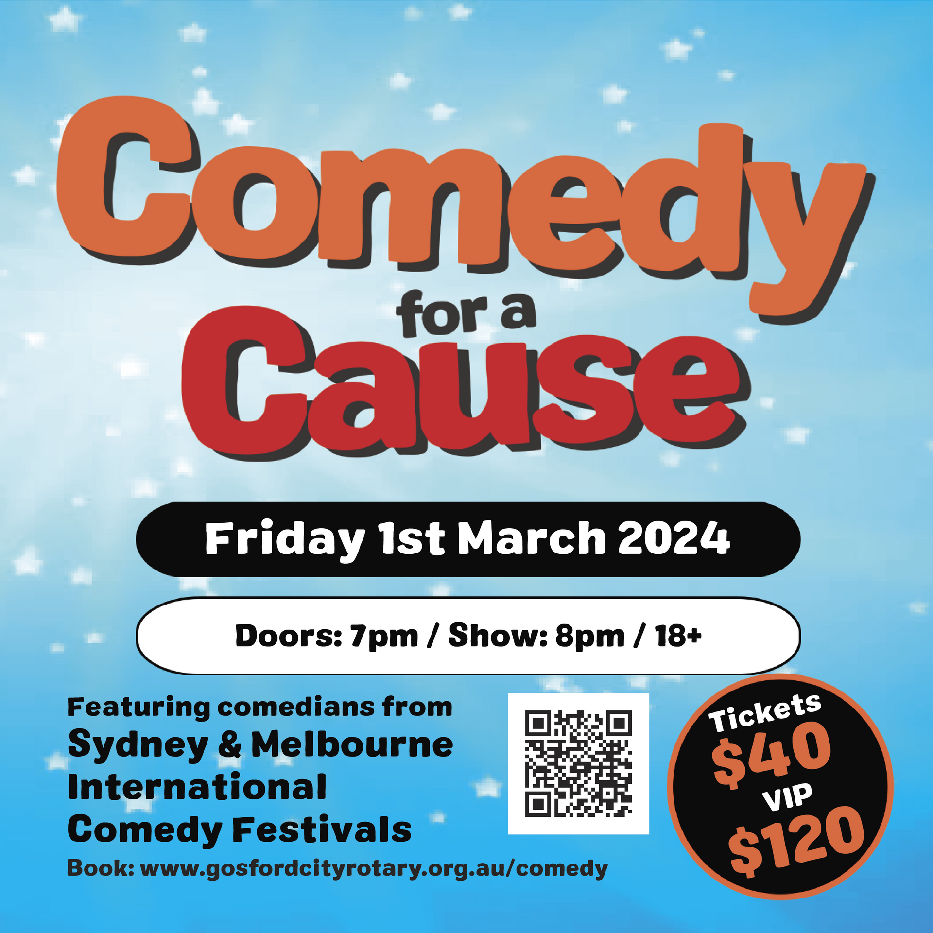 Comedy for a Cause Gosford City Rotary