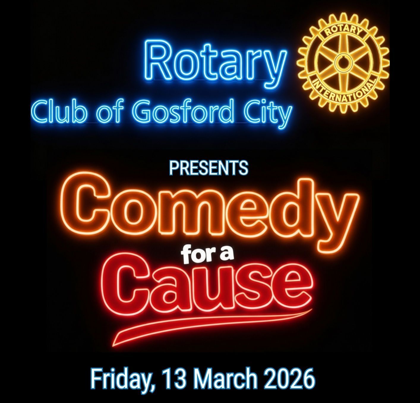 Comedy for a Cause - Book Bow