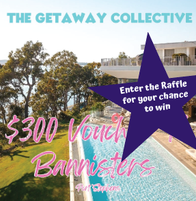 The logo for the getaway collective