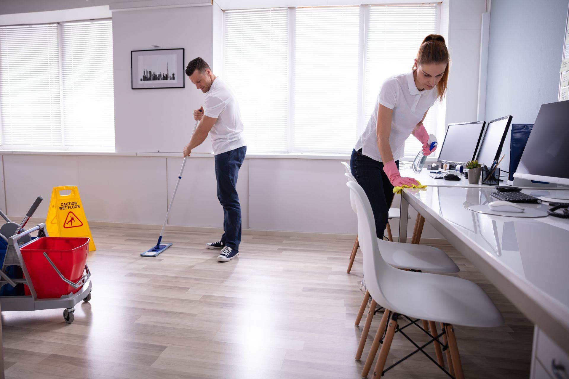 SamuraiClean is here to serve you, a cleaning services company.
