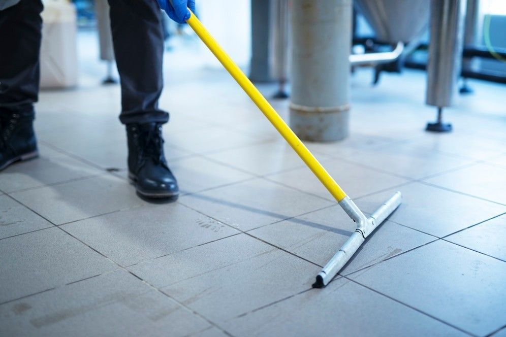 Commercial floor waxing in San Antonio
