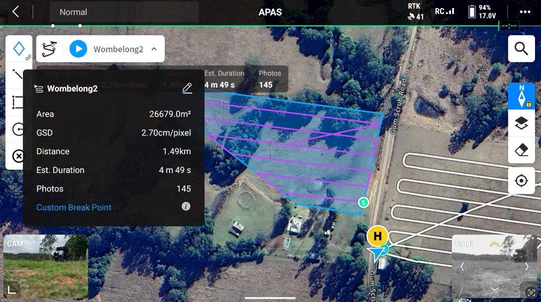 Multispectral Terrain Following