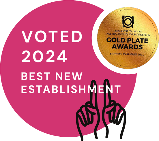 A badge that says voted 2024 best new establishment