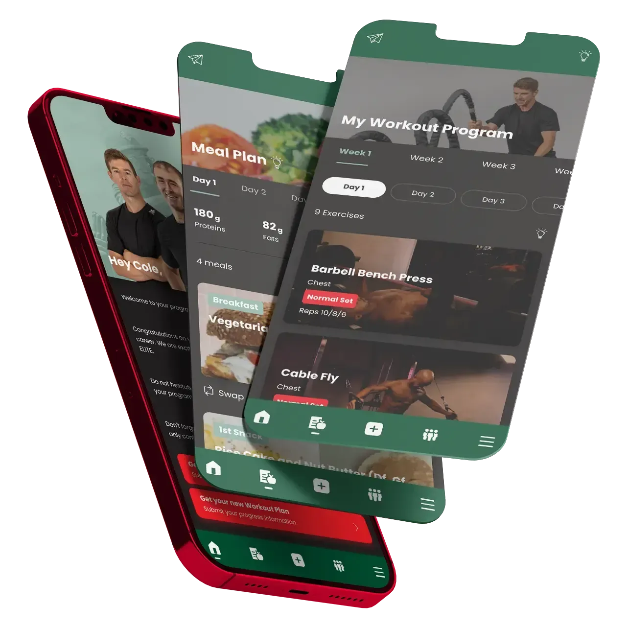 three app images for livnfit