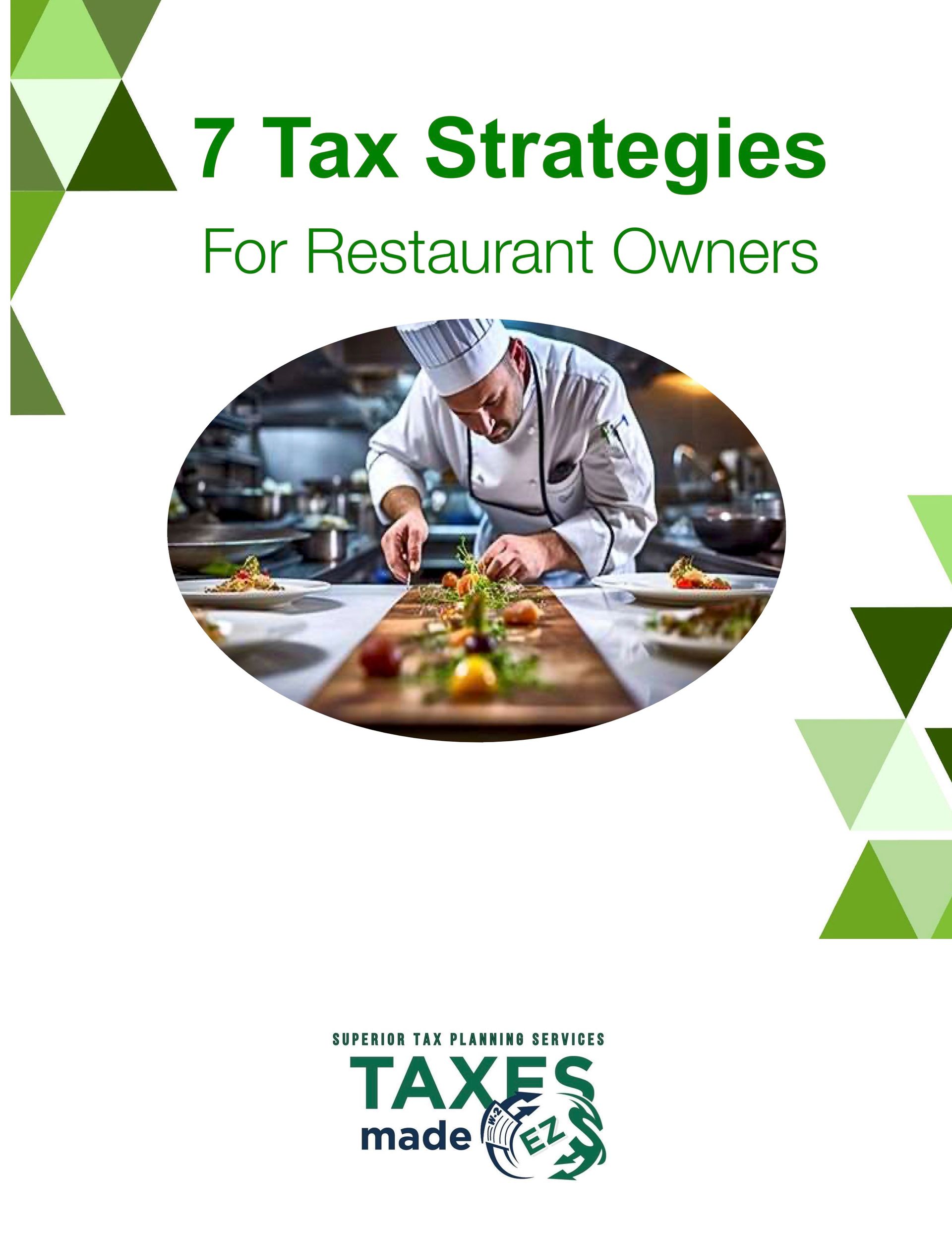 Tax strategies for restuarant