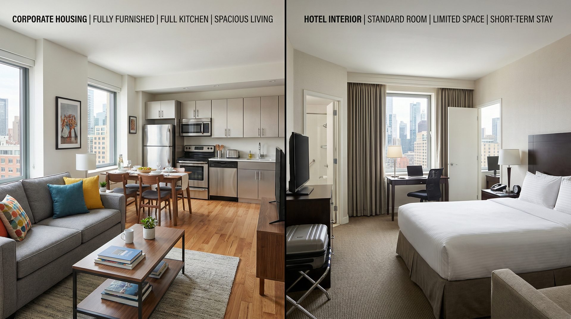 Corporate Housing vs Extended Stay Hotels in Dallas