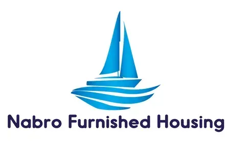 The logo for nabro furnished housing shows a sailboat in the water.