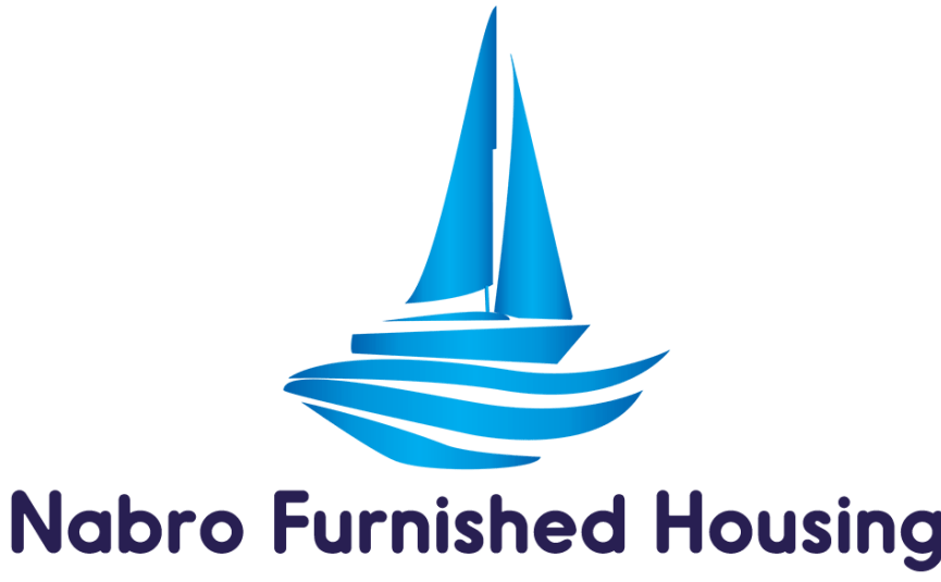 The logo for nabro furnished housing shows a sailboat in the water.