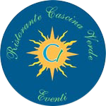 Logo rotondo blu del