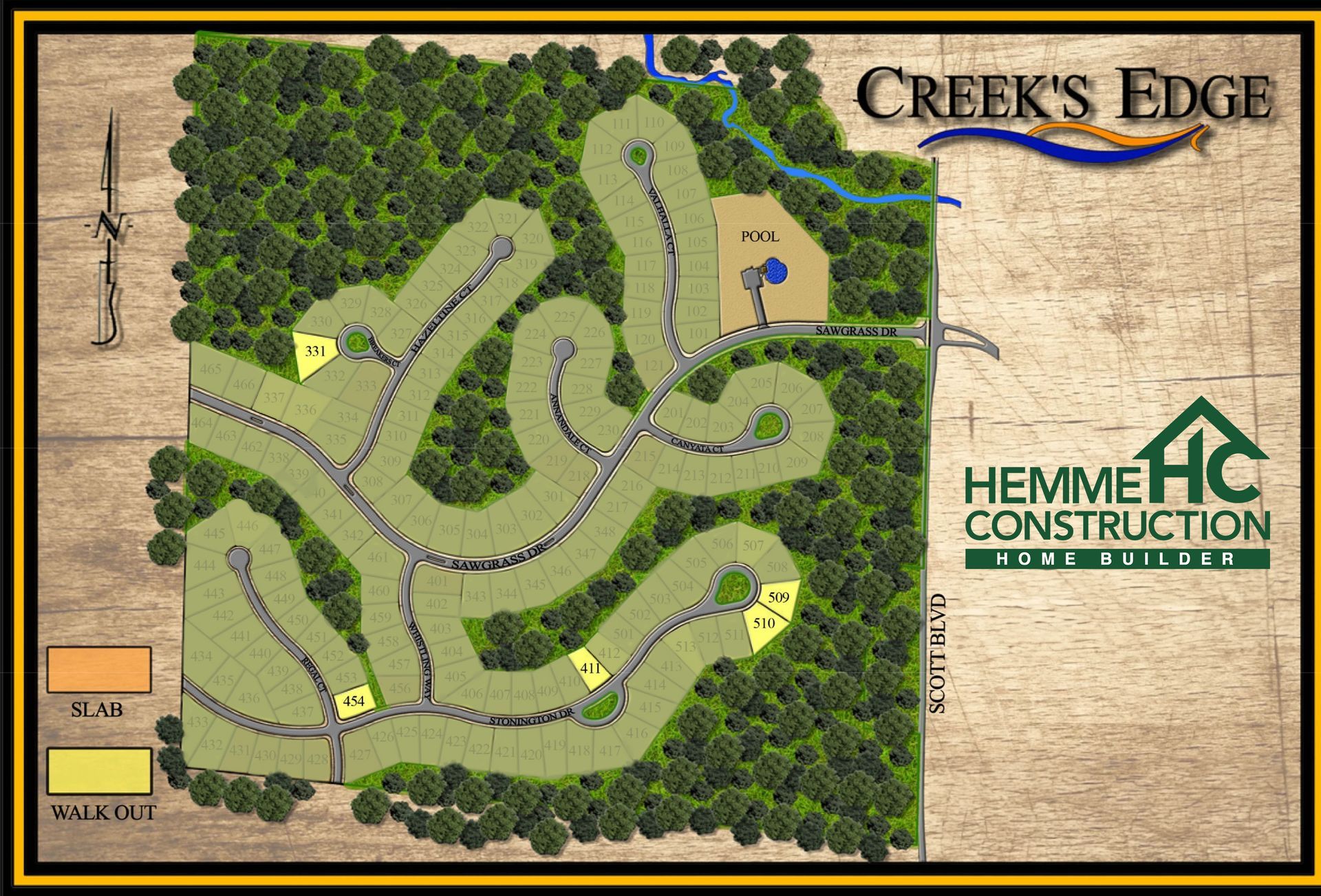 creeks edge revamp map