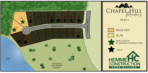 Chapel Hill Meadows Map
