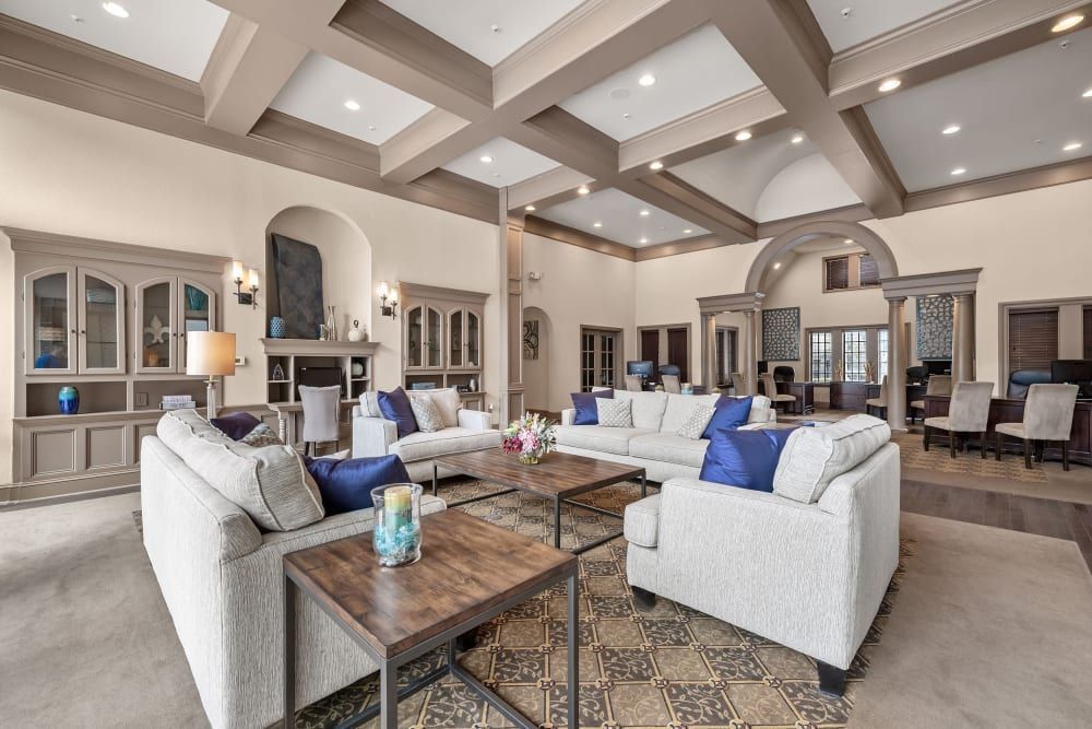 Community clubhouse at Marquis at Waterview in Richardson, TX.