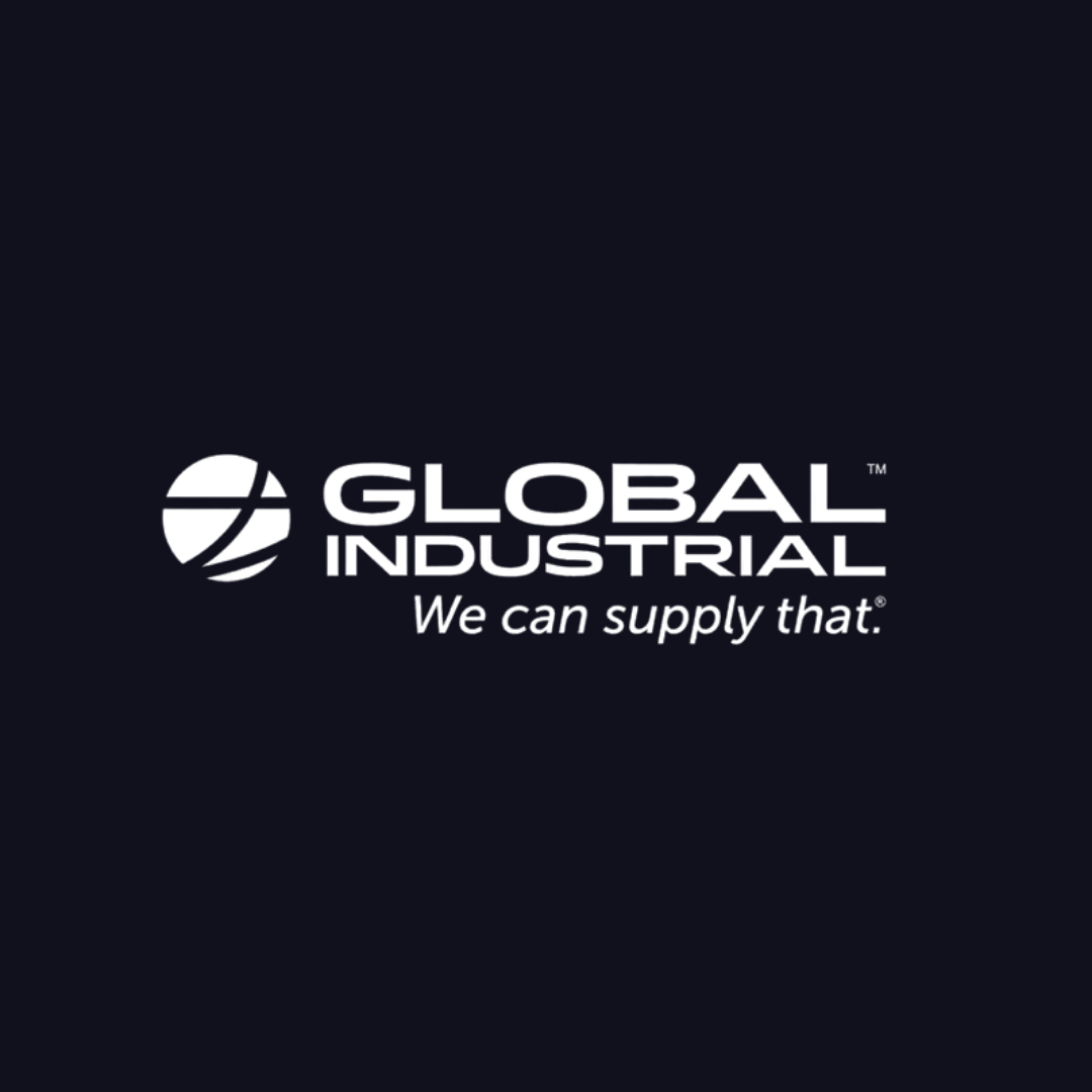 the logo for global industrial says `` we can supply that '' .
