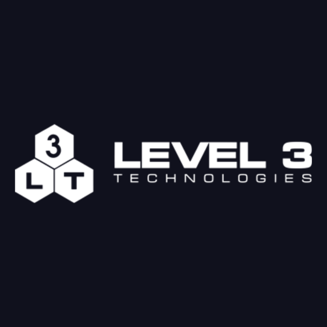 level 3 technologies logo on a dark blue background