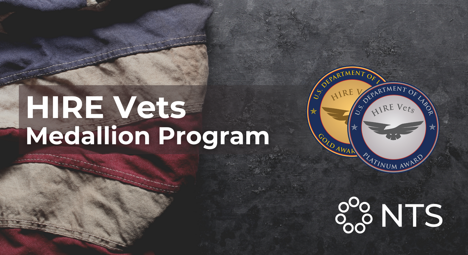 a poster for the hire vets medallion program