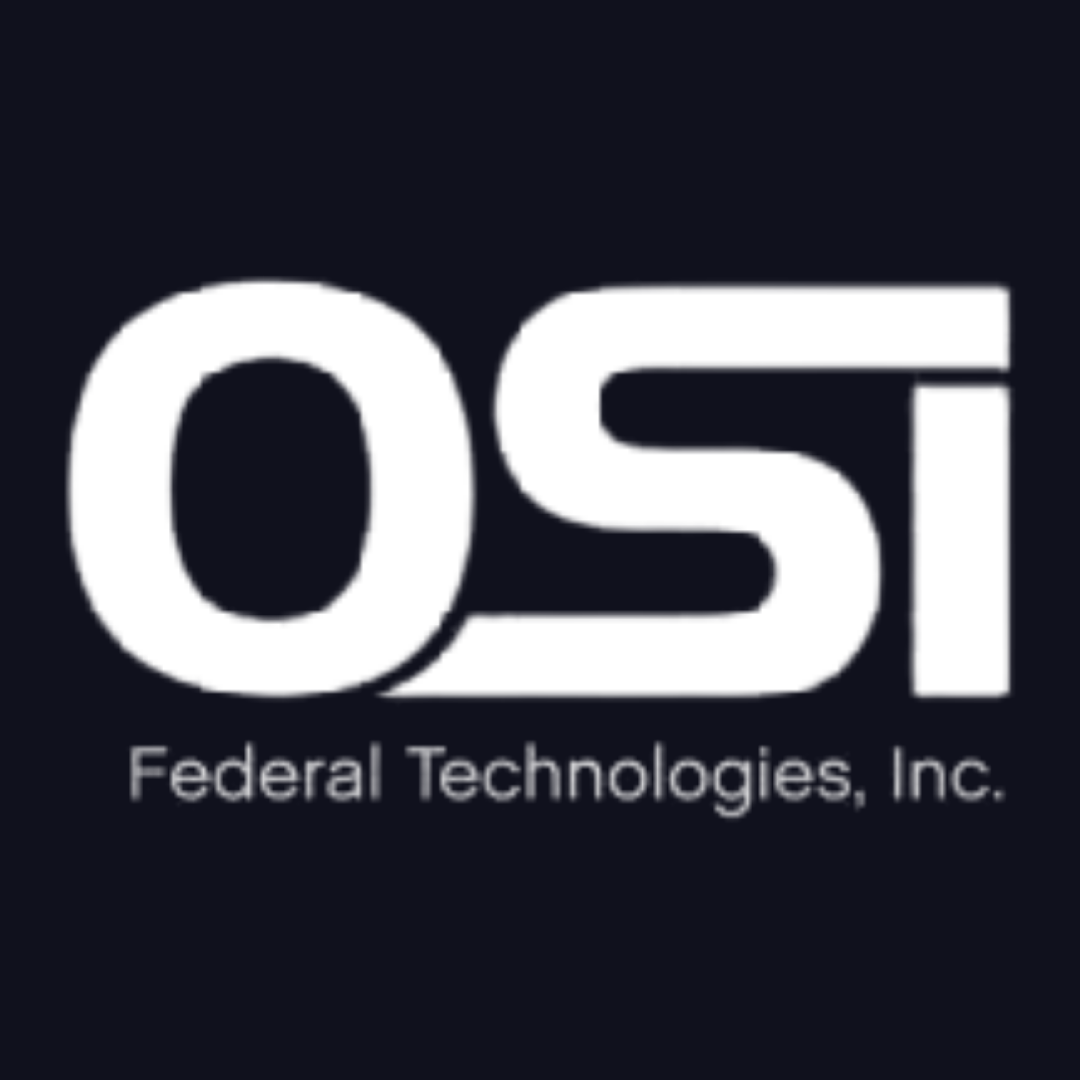 osi federal technologies inc. logo on a dark background