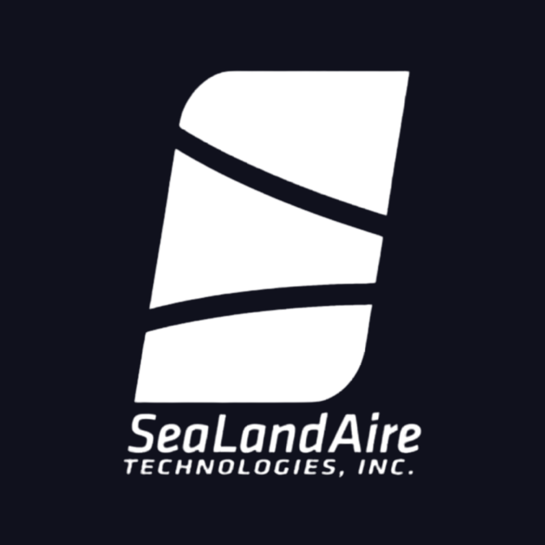 a logo for sealandaire technologies inc. with a black background