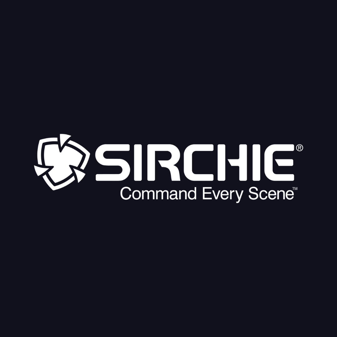 sirchie command every scene logo on a black background