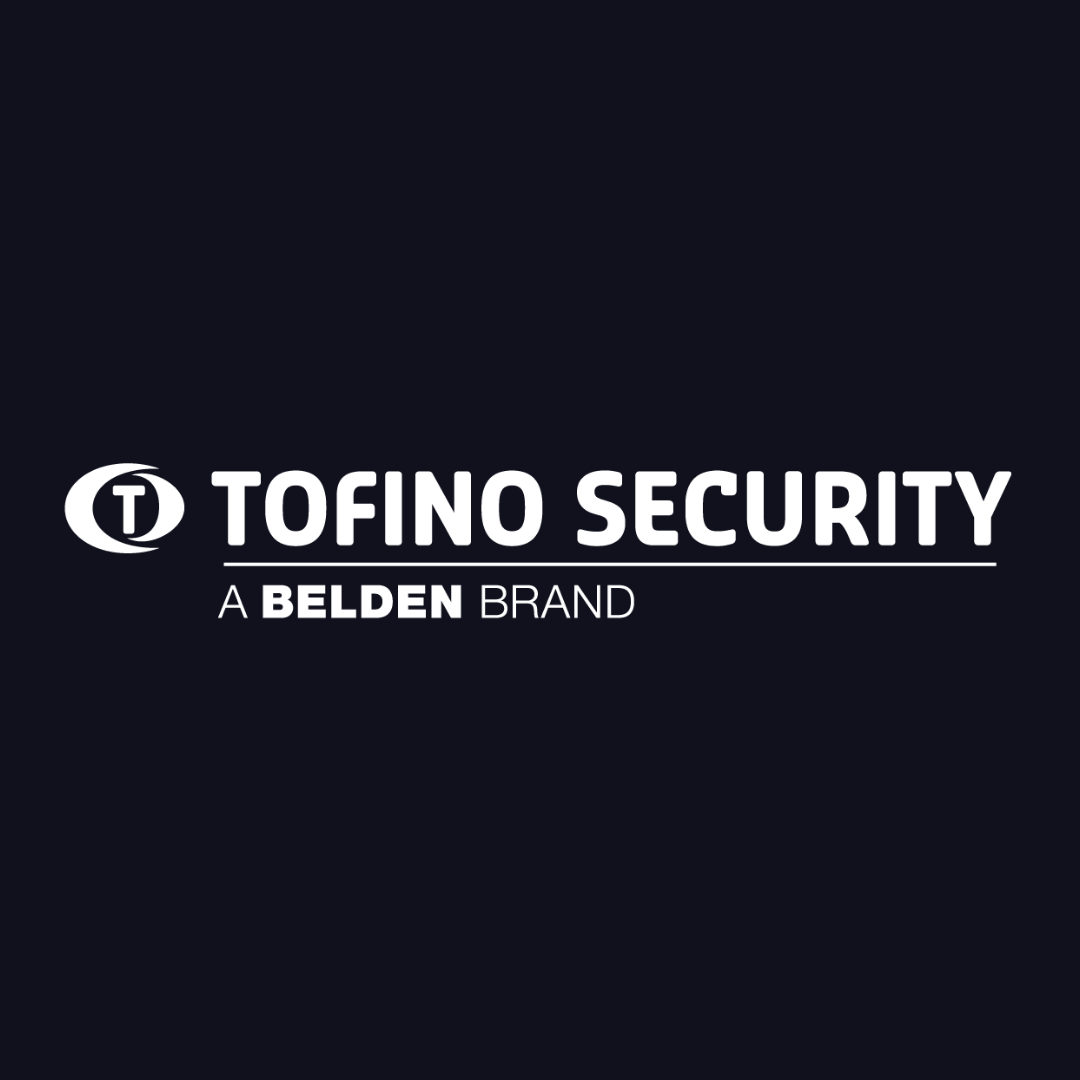 the logo for tofino security is a belden brand .