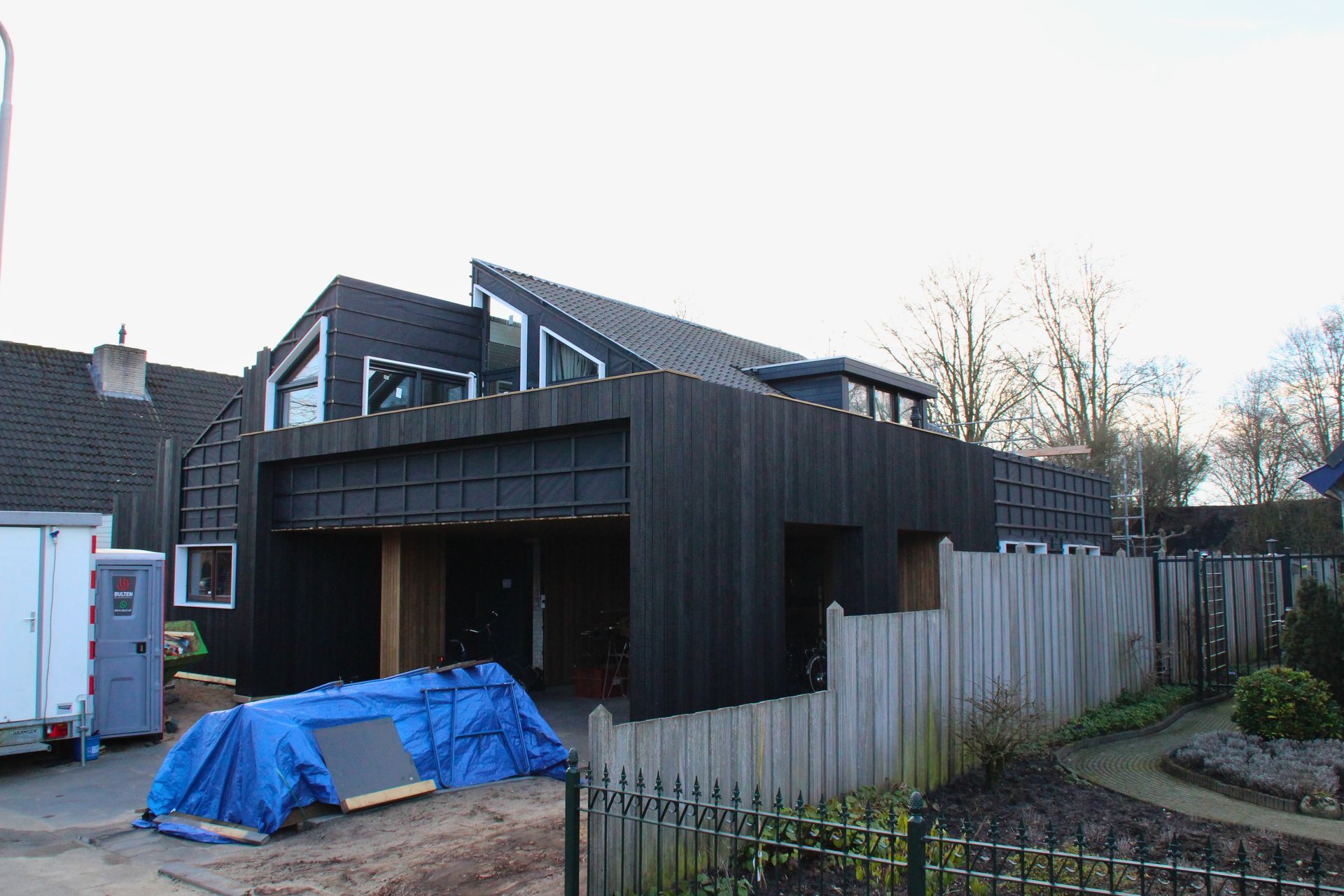  shou sugi ban gevel renovatie