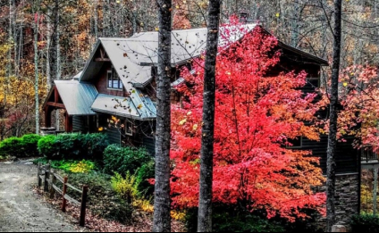 custom log home lot 09 featherstone community franklin nc