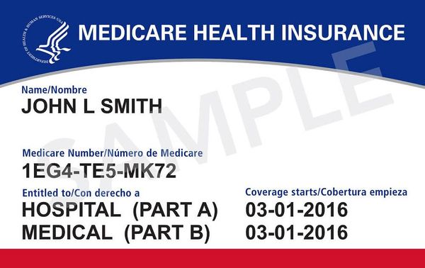A medicare health insurance card for john l smith