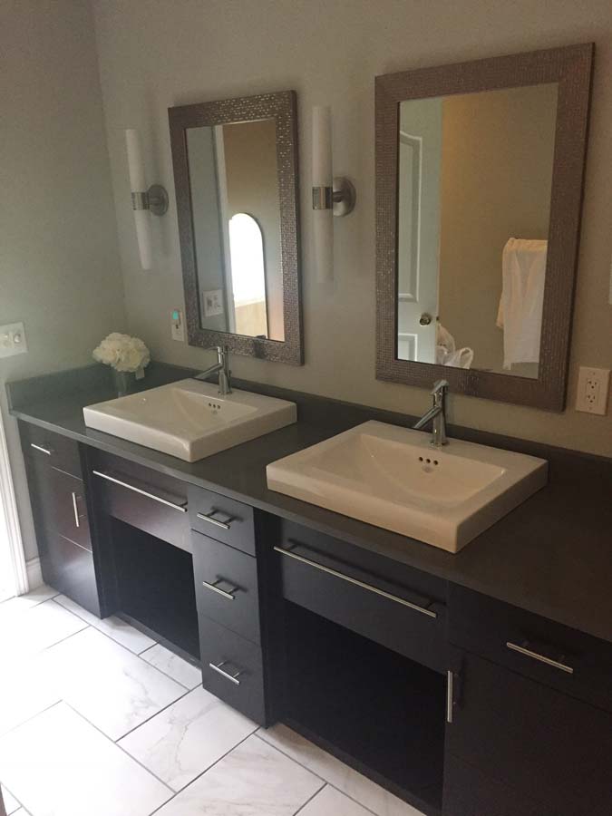 Home Remodeling — Elegant Bathroom with Mirror in Amsterdam, NY