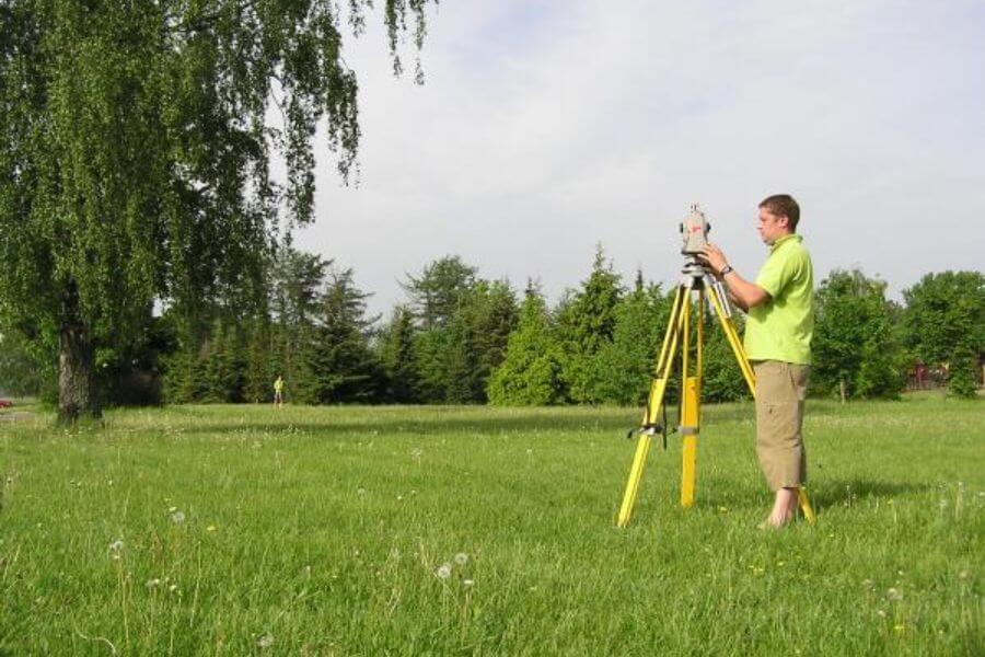 Land surveying for state budget funds