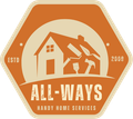 A logo for all-ways handy home services
