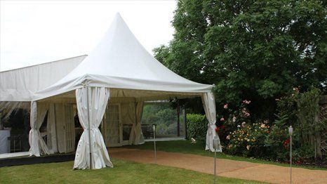 Chinese hat (pagoda) marquees