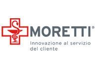 The logo for moretti innovation al servizio del cliente