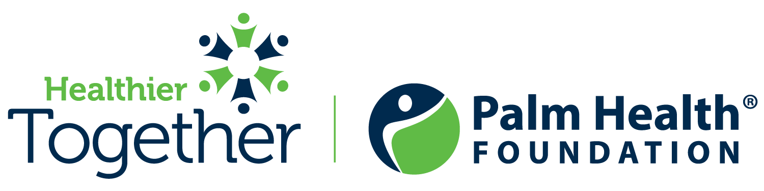 Palm Health Foundation Healthier Together Logo