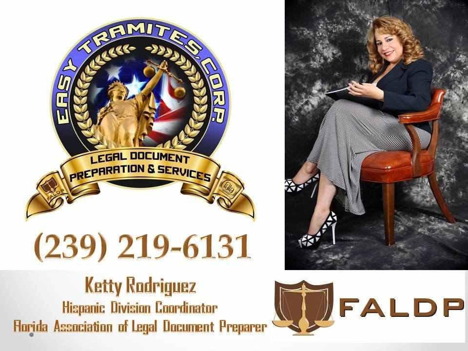 Company Logo And Kelly Rodriguez — Fort Myers, FL — Easy Tramites Corp