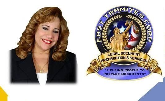 Business Logo With Woman — Fort Myers, FL — Easy Tramites Corp