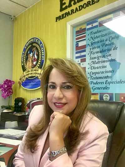 A Woman With Cheerful Smile — Fort Myers, FL — Easy Tramites Corp
