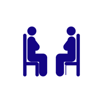 icona seduta di terapia fisica