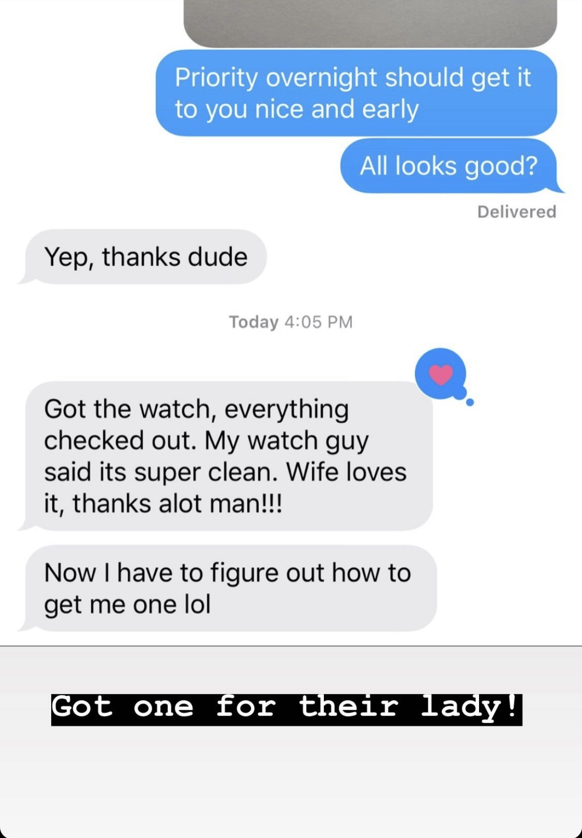 Priority overnight should get it to you nice and early