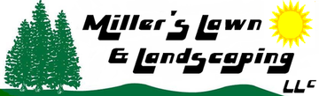 A logo for miller 's lawn and landscaping llc