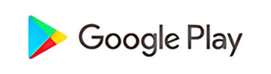 Google Play logo: colorful play button symbol next to the words "Google Play".