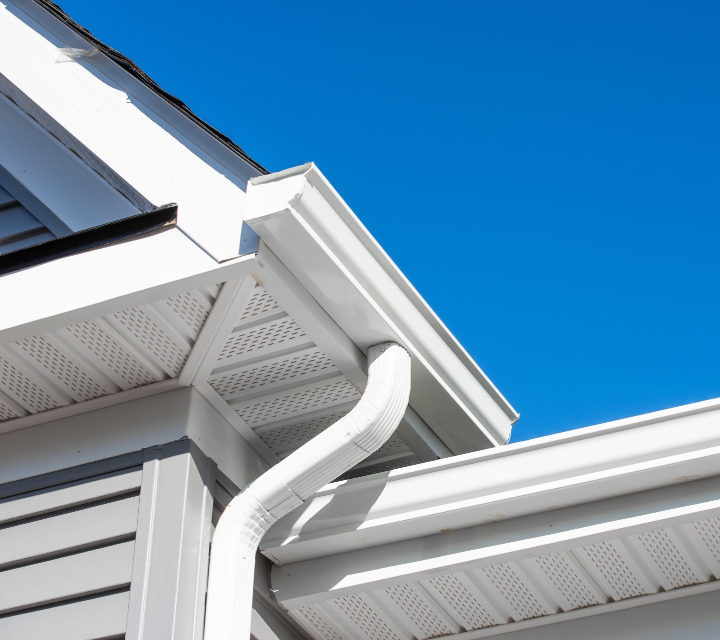 gutter on a house