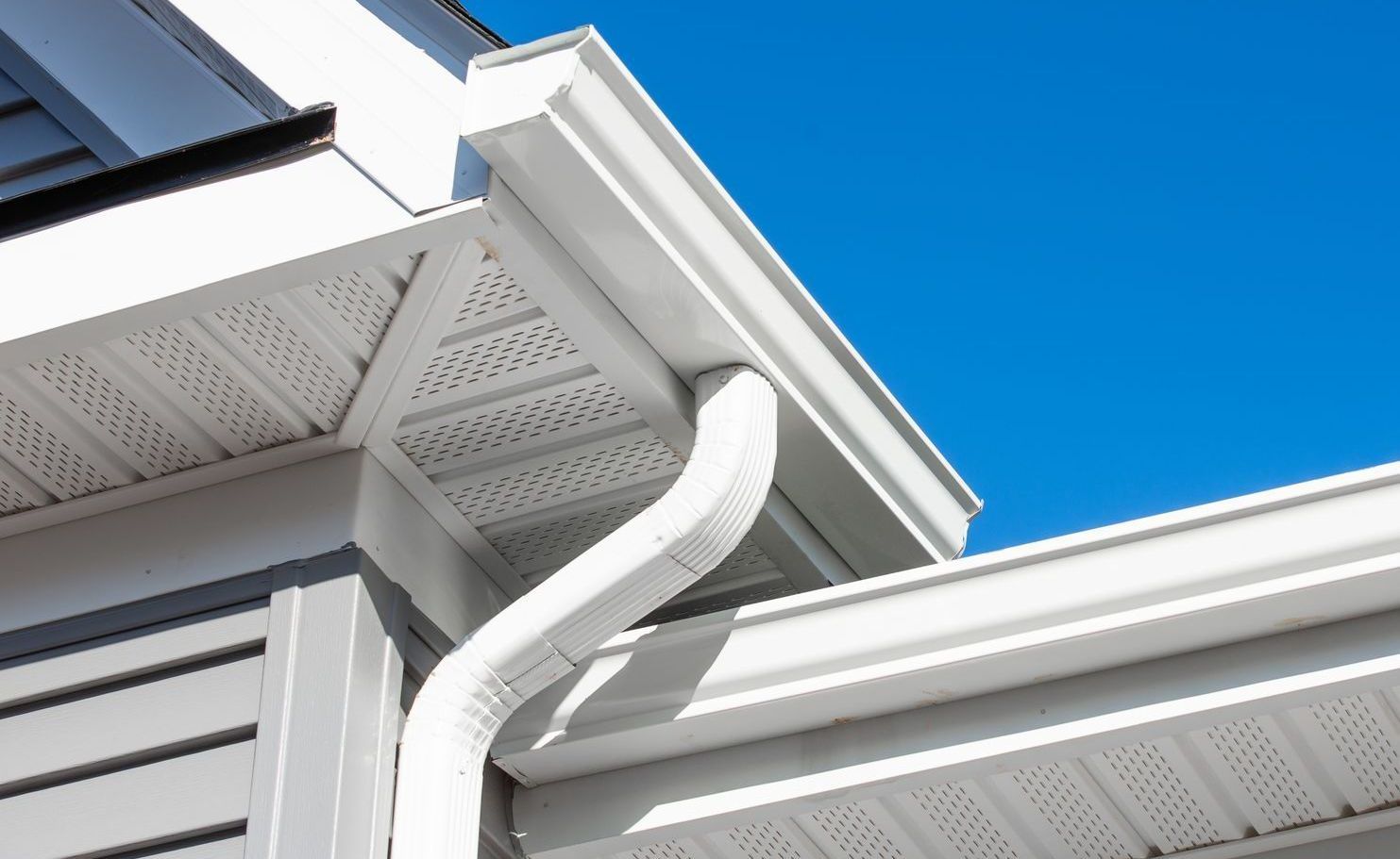 gutter on a house