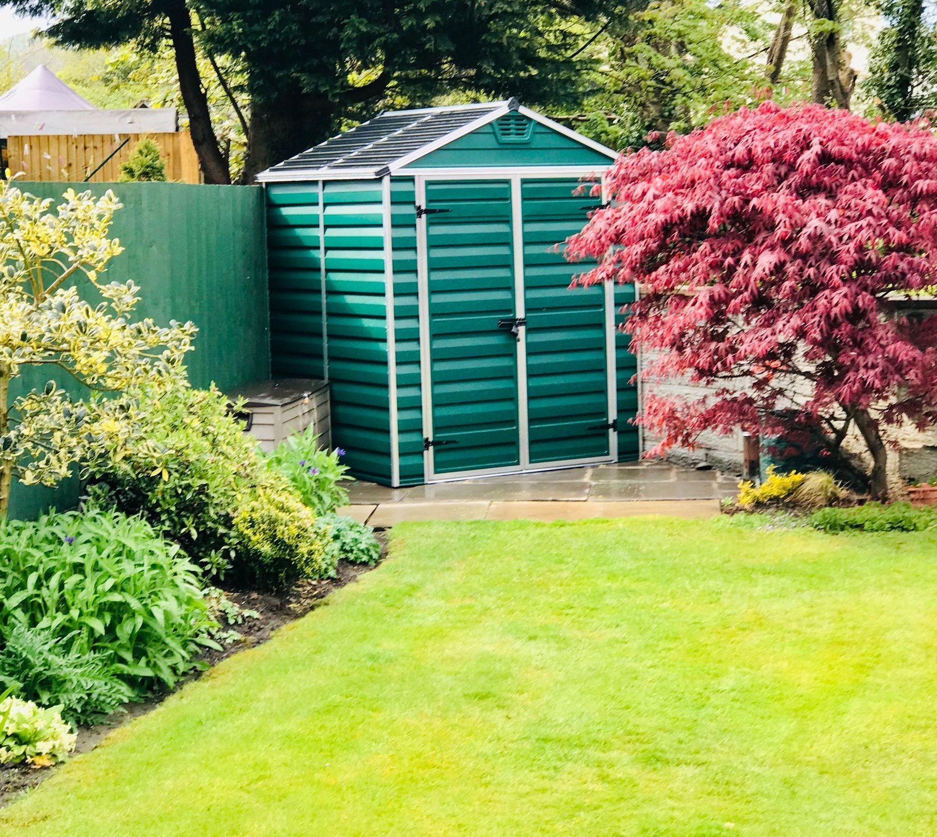 shed in yard